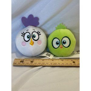 Angry Birds Vivi (Green) and Matilda (White) Plush - Burger King 2020 - 2021